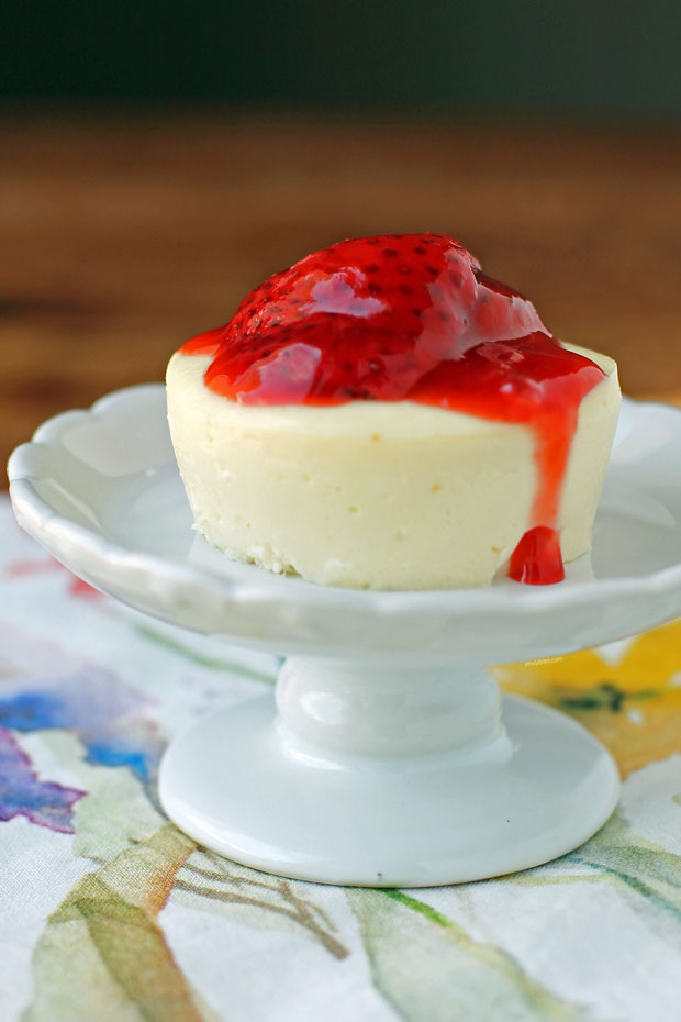Strabwerry Cheesecake Cup close up