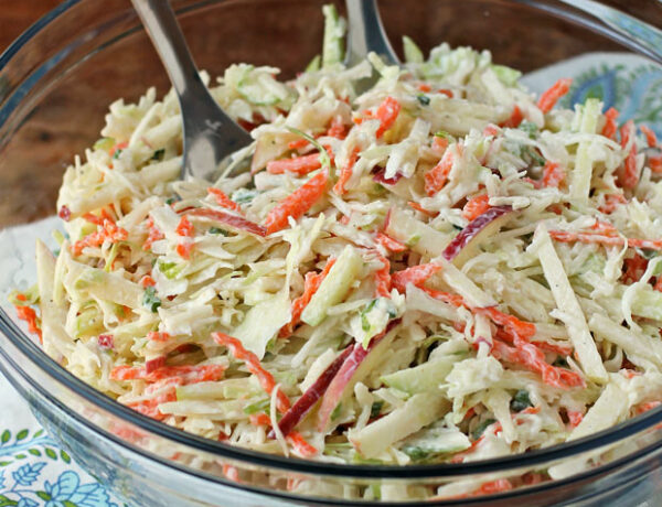 Apple Coleslaw - Emily Bites