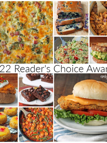 Best of 2022 Reader's Choice Awards recipe collage