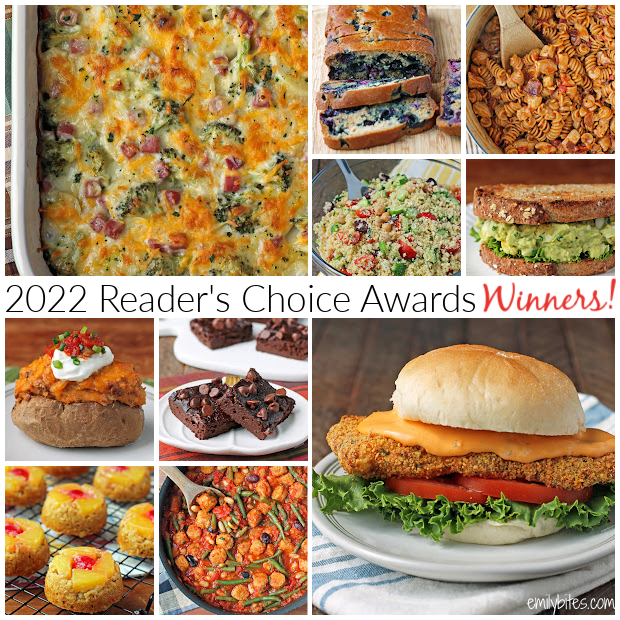 a collage of 2022 recipe photos