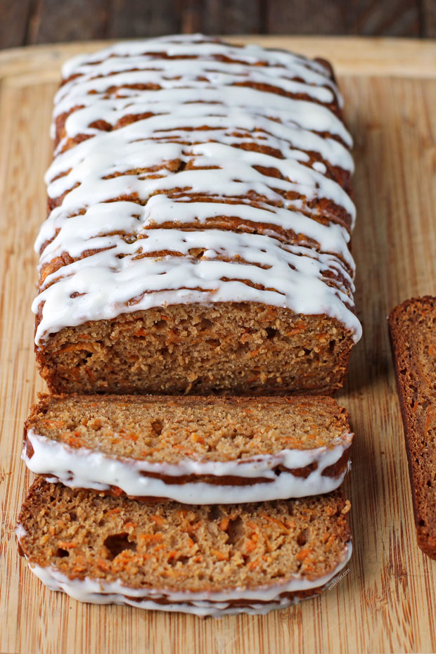 Carrot Cake Bread sliced