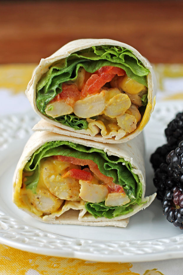 Saucy Italian Chicken Wraps Recipe