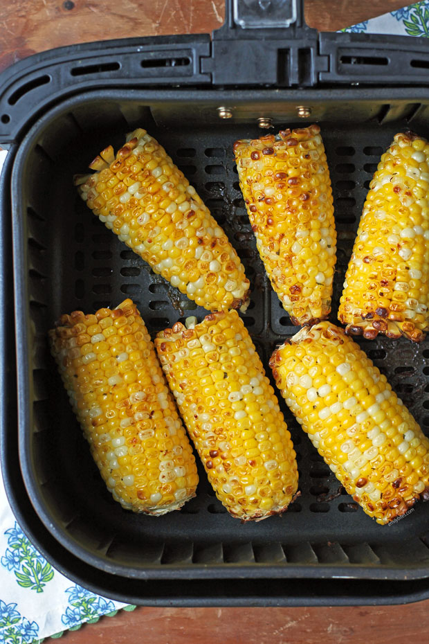 Ranch Corn on the Cob in the air fryer