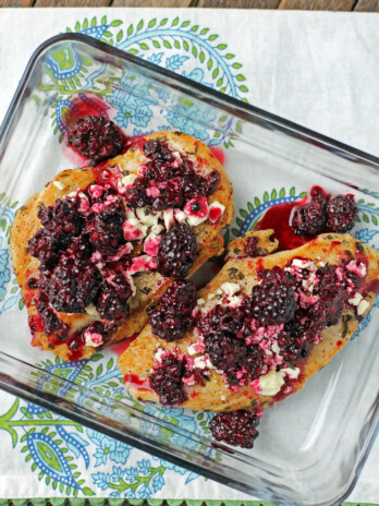 Feta and Blackberry Chicken Breasts leftovers