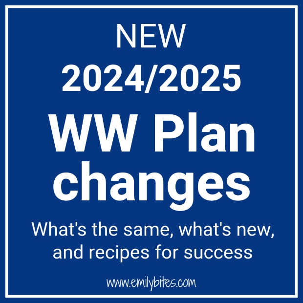 New 2024/2025 WW Plan Changes graphic