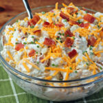 Loaded Potato Salad in a serving bowl
