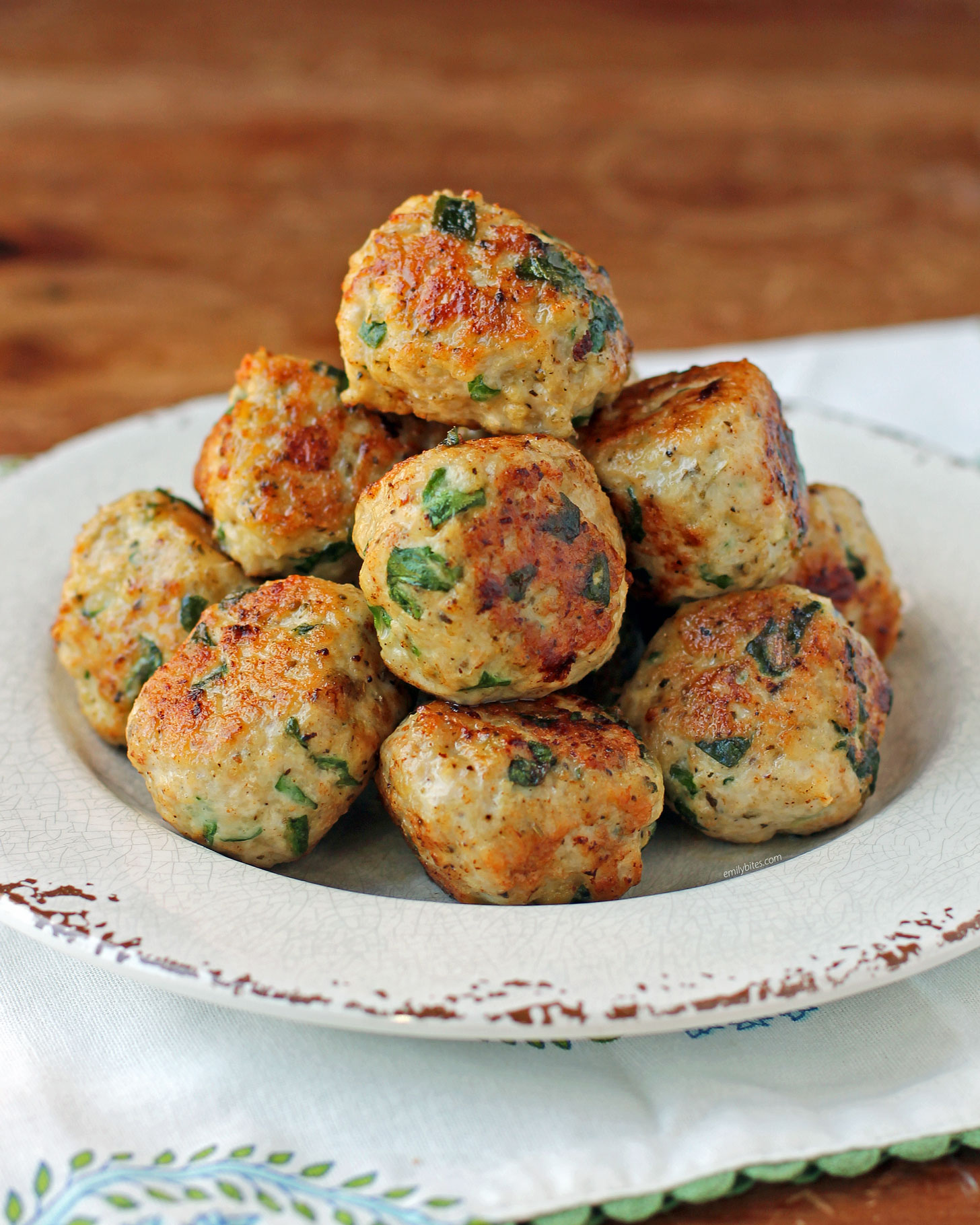 Greek Chicken Meatballs