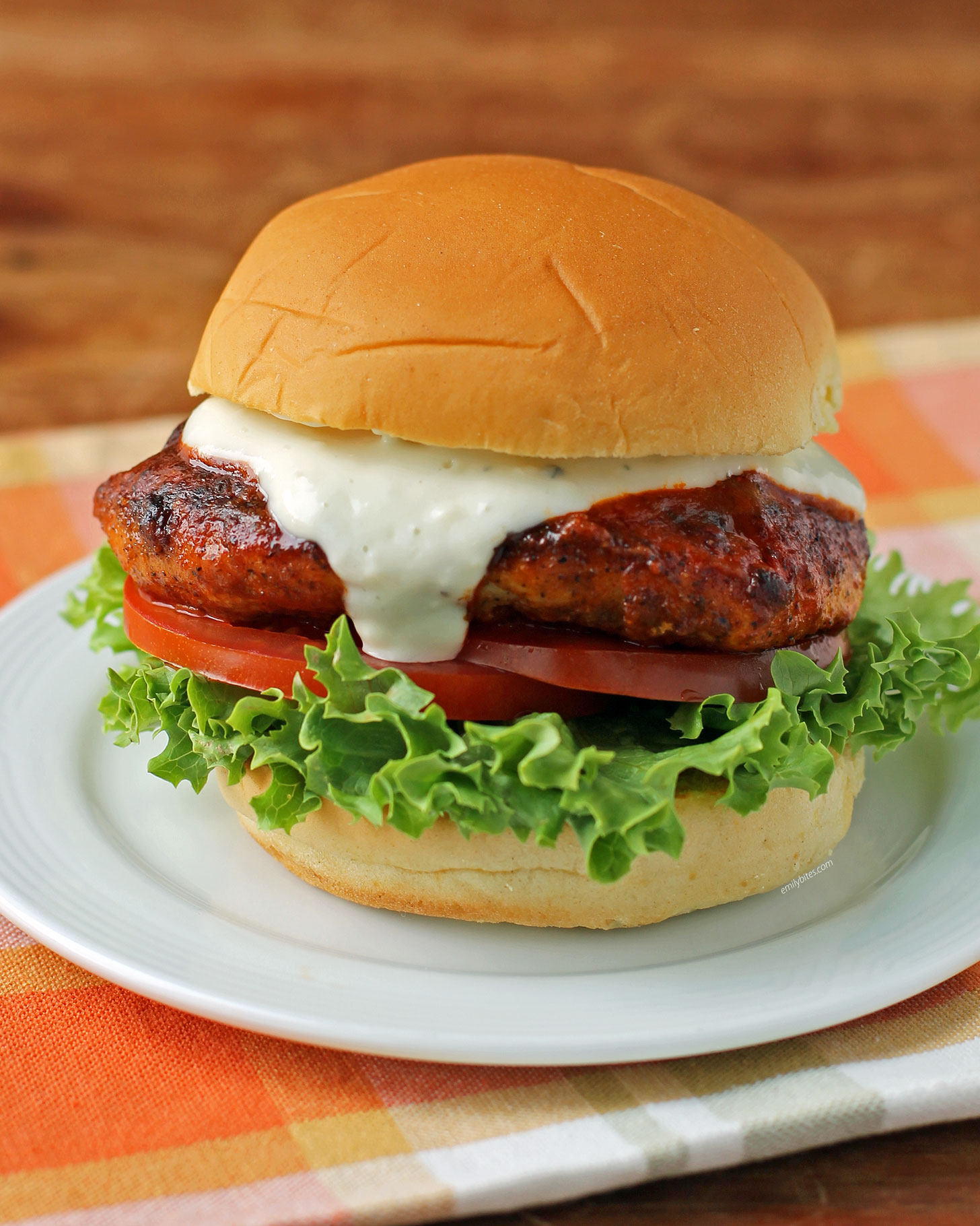 Buffalo Chicken Sandwiches - Emily Bites