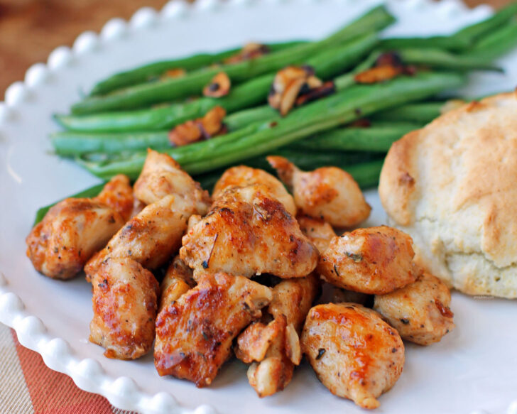 Kentucky Chicken Bites close up